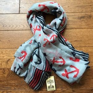💥Oblong anchor scarf